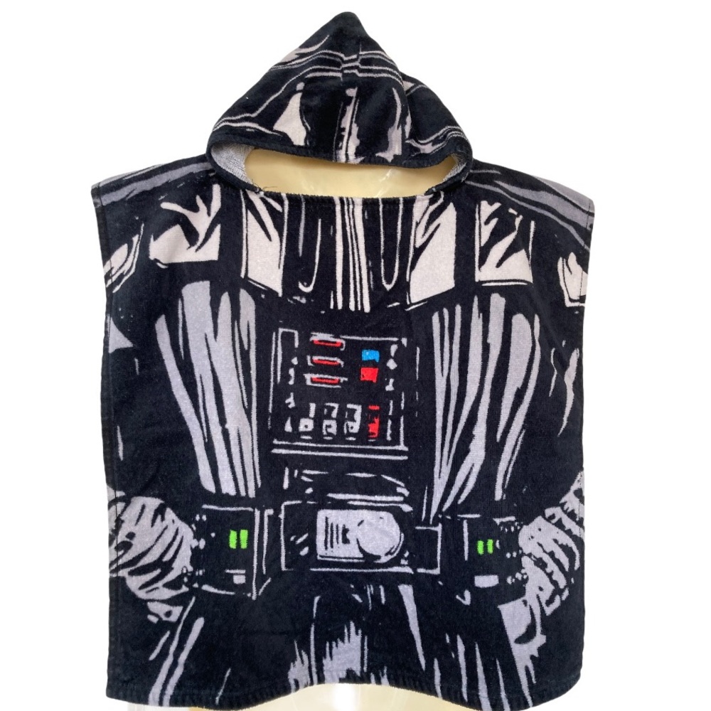 Star Wars Stormtrooper Hooded Bath Robe Poncho Towel Beach Pool Costume Unisex